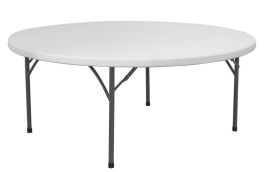 Stół cateringowy 180 x 74, okrągły - Polietylen