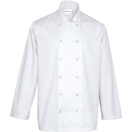 Bluza kucharska biała CHEF S unisex - Bluzy kucharskie
