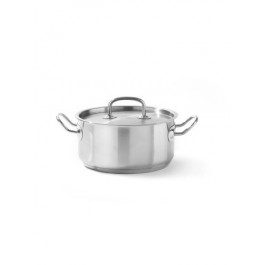 Garnek niski Kitchen Line z pokrywką poj. 3 l ⌀200(H)95 kod 836019 - Niskie