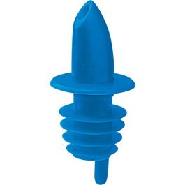 Korek z rurką plastikowy niebieski - Korki