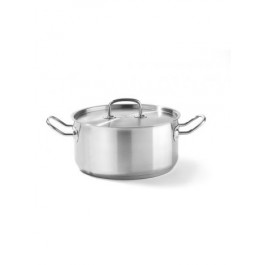 Garnek niski Kitchen Line z pokrywką poj. 5 l ⌀240(H)115 kod 836026 - Niskie