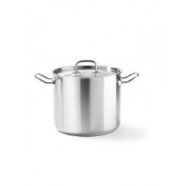 Garnek wysoki Kitchen Line z pokrywką poj. 9 l ⌀240(H)200 kod - 837306 - Wysokie