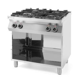 Kuchnia gazowa 4-palnikowa Kitchen Line na podstawie otwartej  - Hendi Nowe Produkty