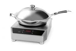 Wok indukcyjny Profi Line model 3500 z patelnią indukcyjną wok - Indukcyjne