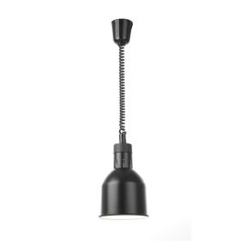 Lampa do podgrzewania potraw- wisząca, cylindryczna średnica 175x(H)250, czarna  - Hendi Nowe Produkty