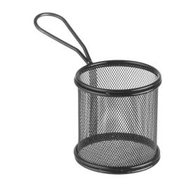 Koszyk miniaturowy do smażonych przekąsek 90x90x90  - Hendi Nowe Produkty