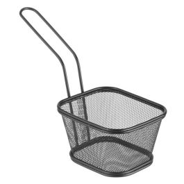 Koszyk miniaturowy do smażonych przekąsek, czarny 130x115x80  - Hendi Nowe Produkty