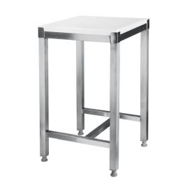 Kloc masarski z polietylenu z podstawą ze stali nierdzewnej, o wym. 500x400x830 mm  - Hendi Nowe Produkty