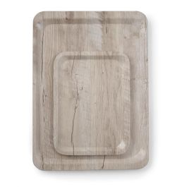 Taca do serwowania 330x430 mm z nadrukiem drewna jasny dąb  - Hendi Nowe Produkty