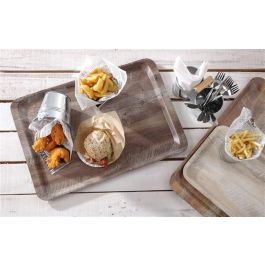 Taca do serwowania 330x430 mm z nadrukiem drewna dąb  - Hendi Nowe Produkty