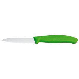 Victorinox Swiss Classic Nóż do jarzyn, ząbkowany, 80mm, zielony  - Hendi Nowe Produkty