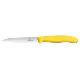 Victorinox Swiss Classic Nóż do jarzyn, ząbkowany, 100mm, żółty  - Hendi Nowe Produkty