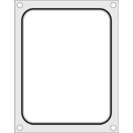 Matryca do zgrzewarki Hendi na tackę  bez podziału 227x178 mm  - Hendi Nowe Produkty