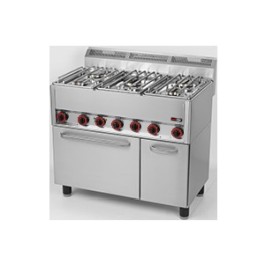 SPT 90/5 GL ﻿Kuchnia gazowa z elektr. piekarnikiem - Rm Gastro 2019