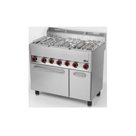 SPT 90/5 GLS ﻿Kuchnia gazowa z elektr. piekarnikiem - Rm Gastro 2019
