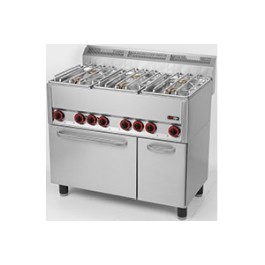 SPT 90 GLS ﻿Kuchnia gazowa z elektr. piekarnikiem - Rm Gastro 2019