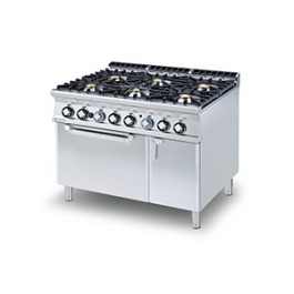 CF6 - 912 GEV ﻿﻿Kuchnia gazowa z piekarnikiem;elektrycznym - Rm Gastro 2019