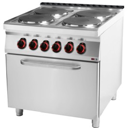 SPT 90/80 - 11 E ﻿Kuchnia elektryczna z piek. el. konw. GN 1/1 - Rm Gastro 2019