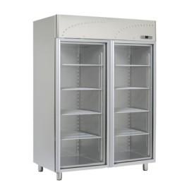 LS - 140 SV ﻿﻿Szafa chłodnicza przeszklona 2x GN 2/1 - Rm Gastro 2019