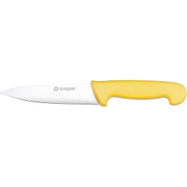 Nóż uniwersalny L 160 mm żółty - Kuchenne