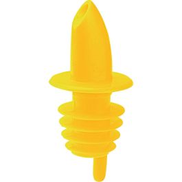 Korek z rurką plastikowy żółty - Korki