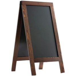 Dwustronny potykacz, tablica reklamowa kredowa, 520x850 mm - Stalgast 2025