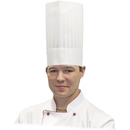 Czapka kucharska Le Chef h 250 mm - Czapki