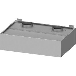 Okap przyścienny skrzyniowy skręcany z łapaczami, bez oświetlenia (2x króciec d=250mm) 1510x1000x400 - Stalgast 2025