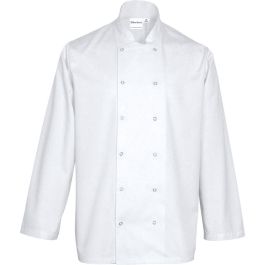 Bluza kucharska biała CHEF XL unisex - Bluzy kucharskie