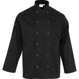 Bluza kucharska czarna CHEF S unisex - Bluzy kucharskie