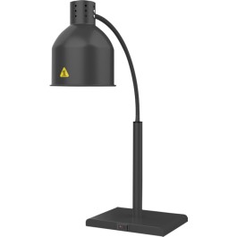 Lampa grzewcza do potraw pojedyncza, czarna, P 0.25 kW - Stalgast 2025 II