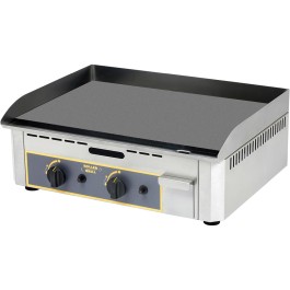 Płyta grillowa gazowa 6,4 kW - Gładkie, ryflowane, stalowe