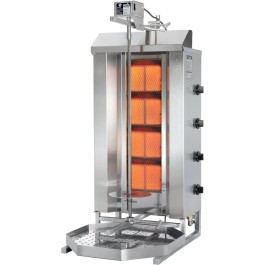 Gyros, kebab gazowy, GD 4/S, P 14 kW, G 20 - Gazowe