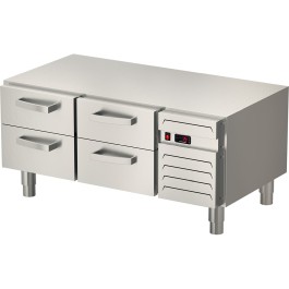 Podstawa chłodnicza, linia 700,  1200x650x600 mm, 4 szuflady GN 1/1 - Stalgast 2025 II