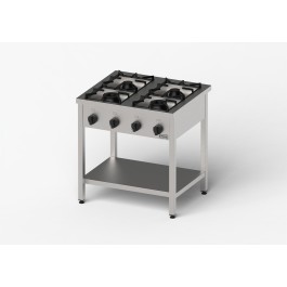 Kuchnia gazowa, Gredil, skręcana, 800x700x850 mm, P 25 kW, G20/20 mbar - Stalgast 2025 II