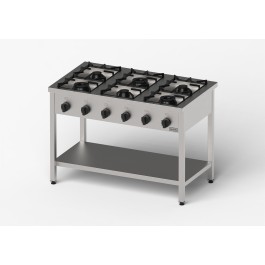Kuchnia gazowa, Gredil, skręcana, 1200x700x850 mm, P 37.5 kW, G30/37 mbar - Stalgast 2025 II