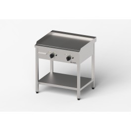 Płyta grillowa elektryczna, gładko-ryflowana, Gredil, 800x700x850 mm, P 8.1 kW, U 400 V - Stalgast 2025 II