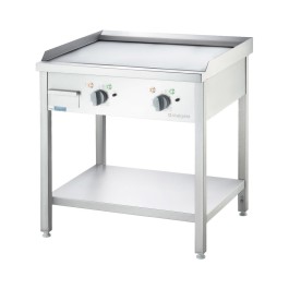 Płyta grillowa elektryczna, gładka, 800, wolnostojąca, 8.1kW - Gładkie, ryflowane, stalowe